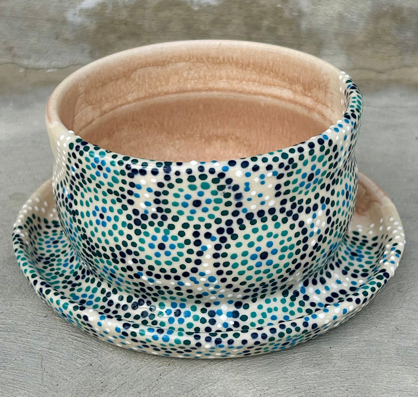 Ocean circles planter
