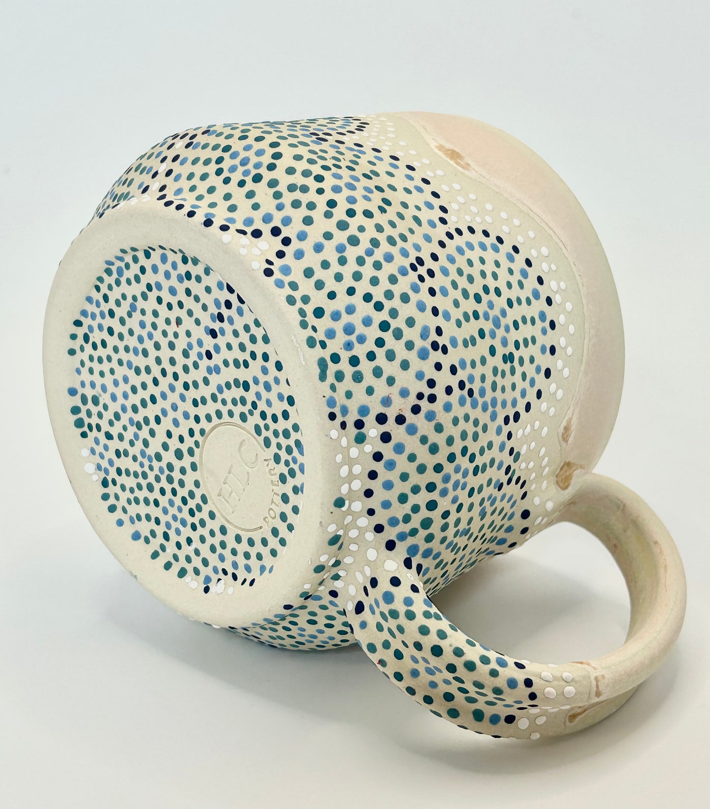 Beach circles mug