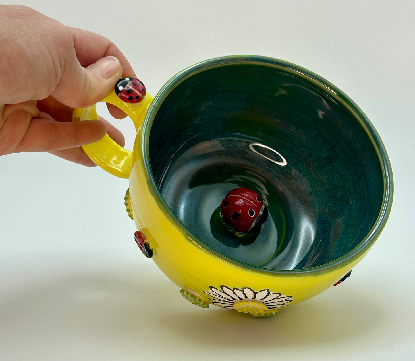 Ladybug Surprise soup mug