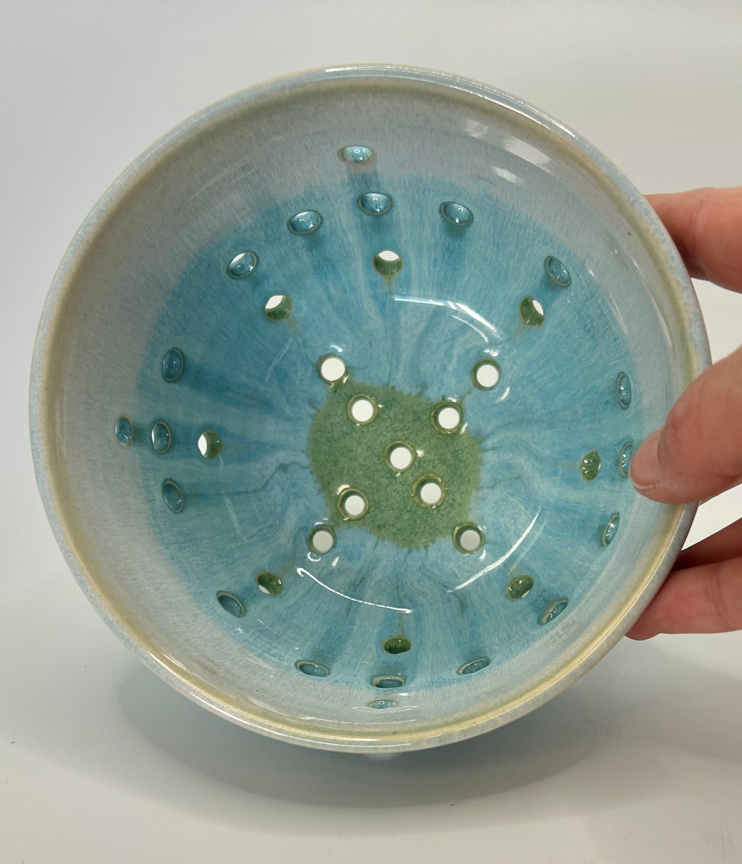 Turquoise berry bowl