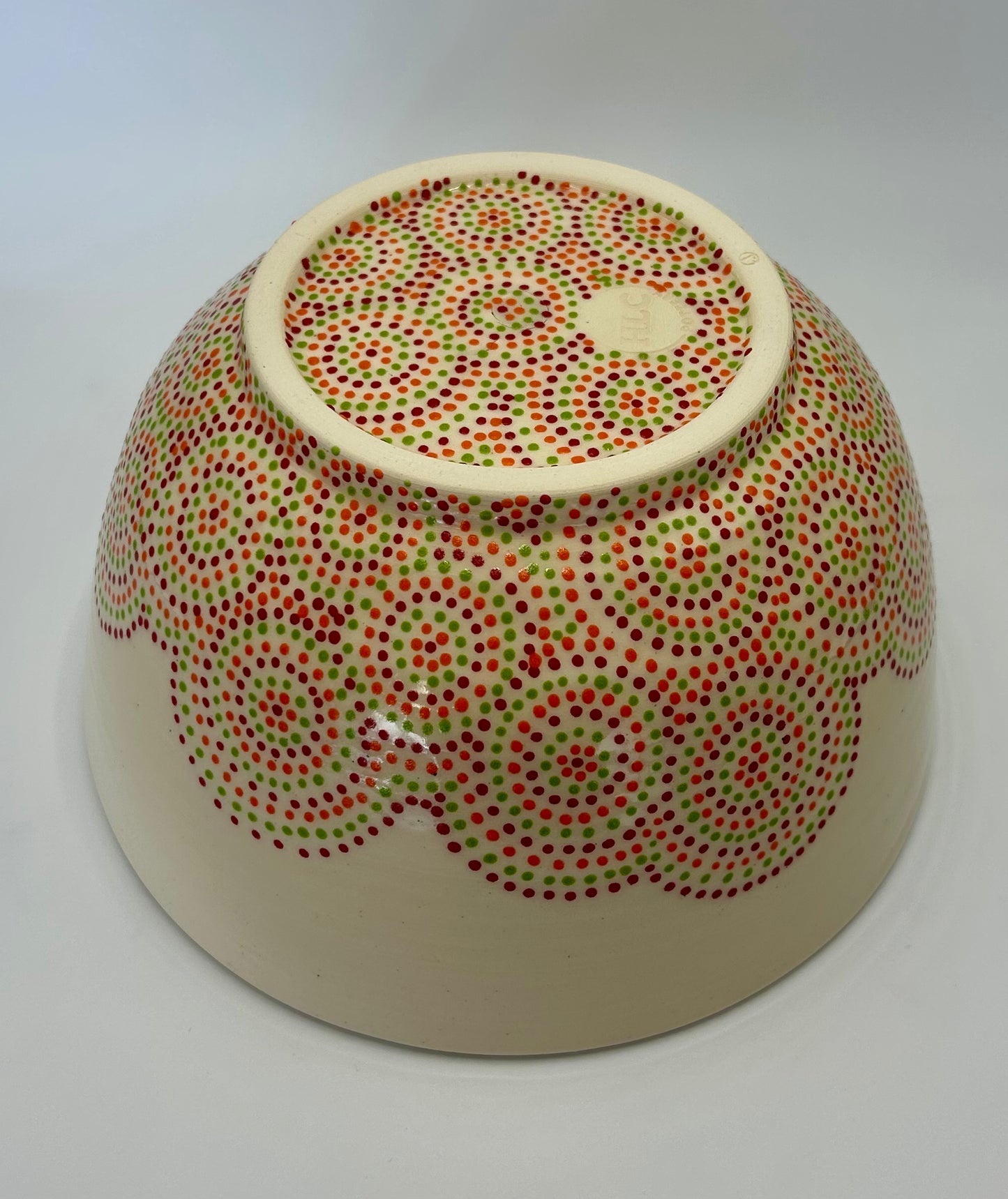 Garden circles large serving bowl