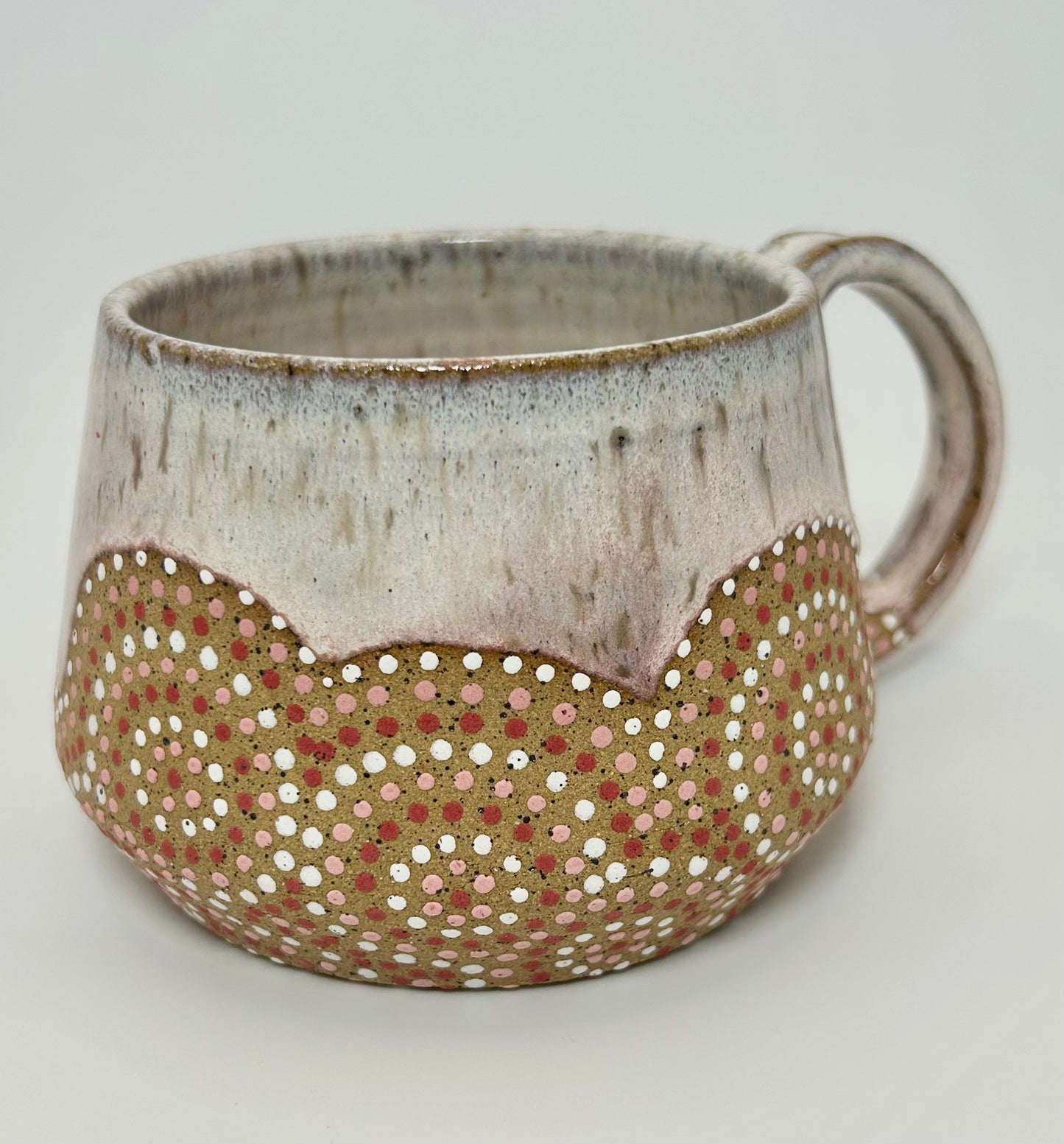 Cotton candy circles mug