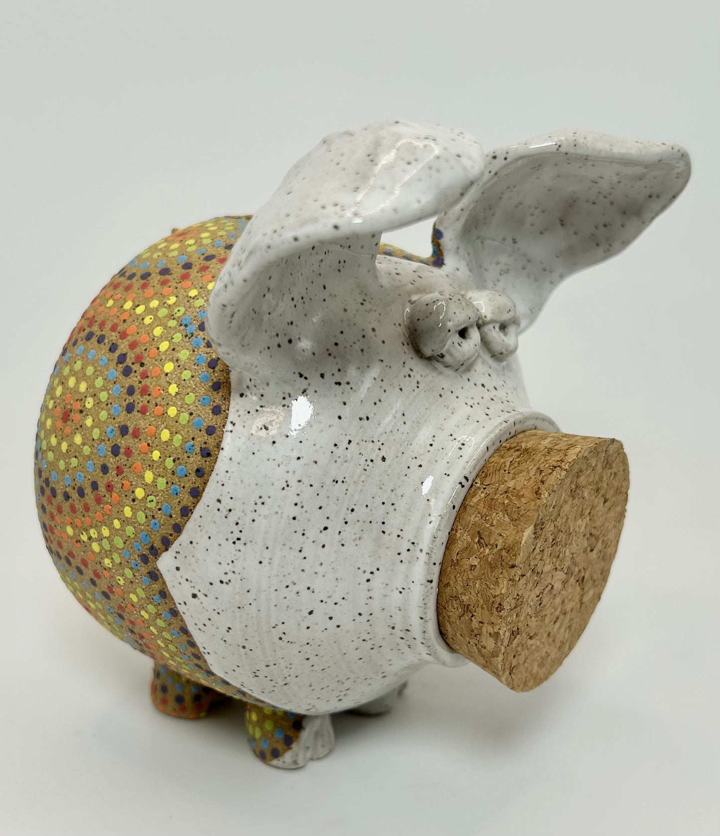 Rainbow Circles piggy bank