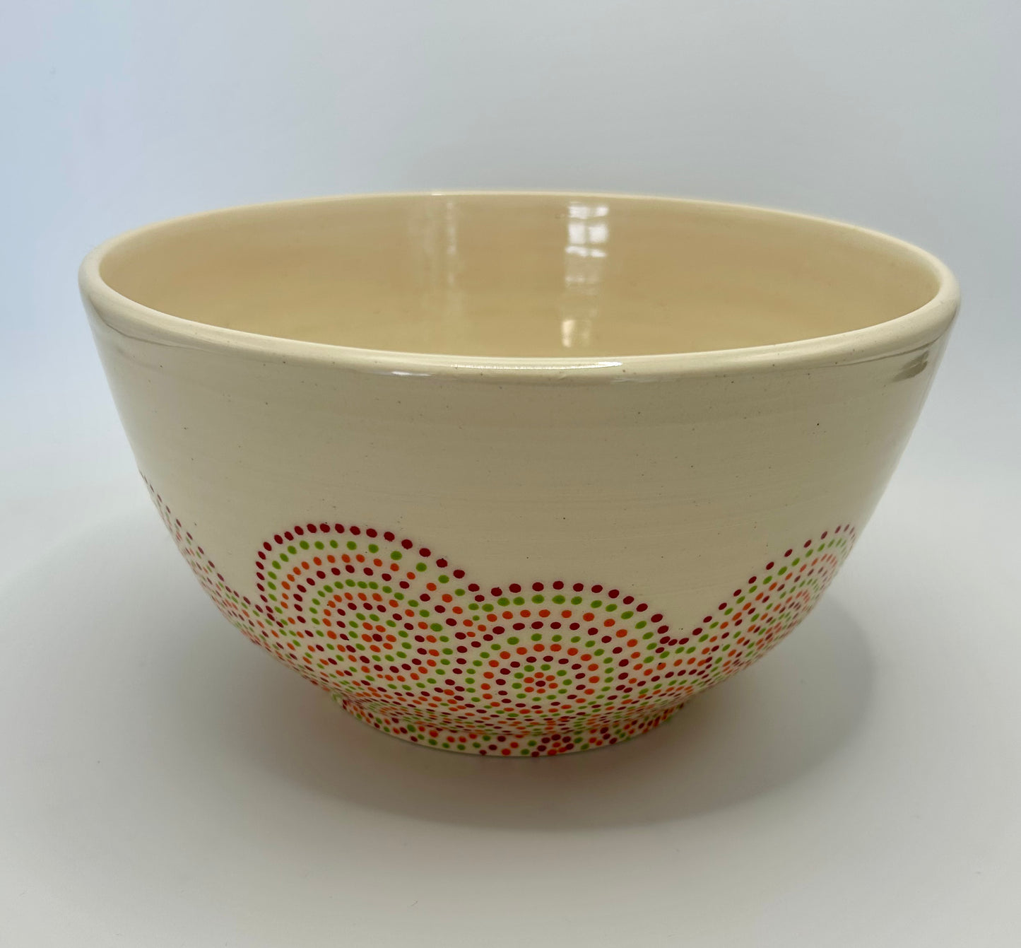 Garden circles large serving bowl