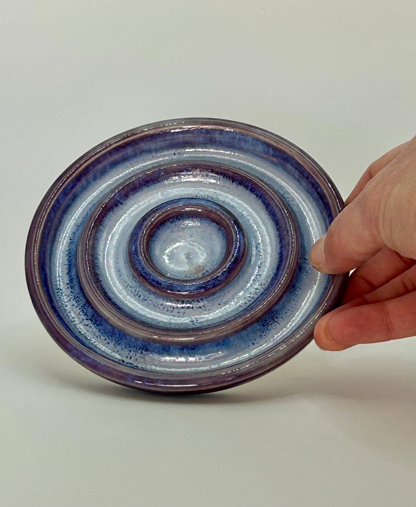 Purple Crystals soap dish