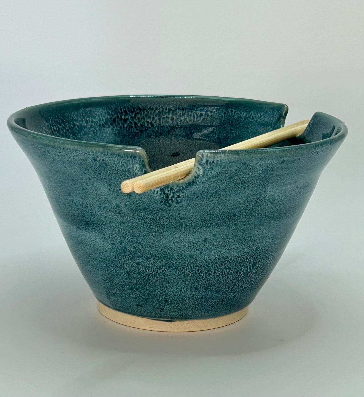 Teal oilspot ramen bowl