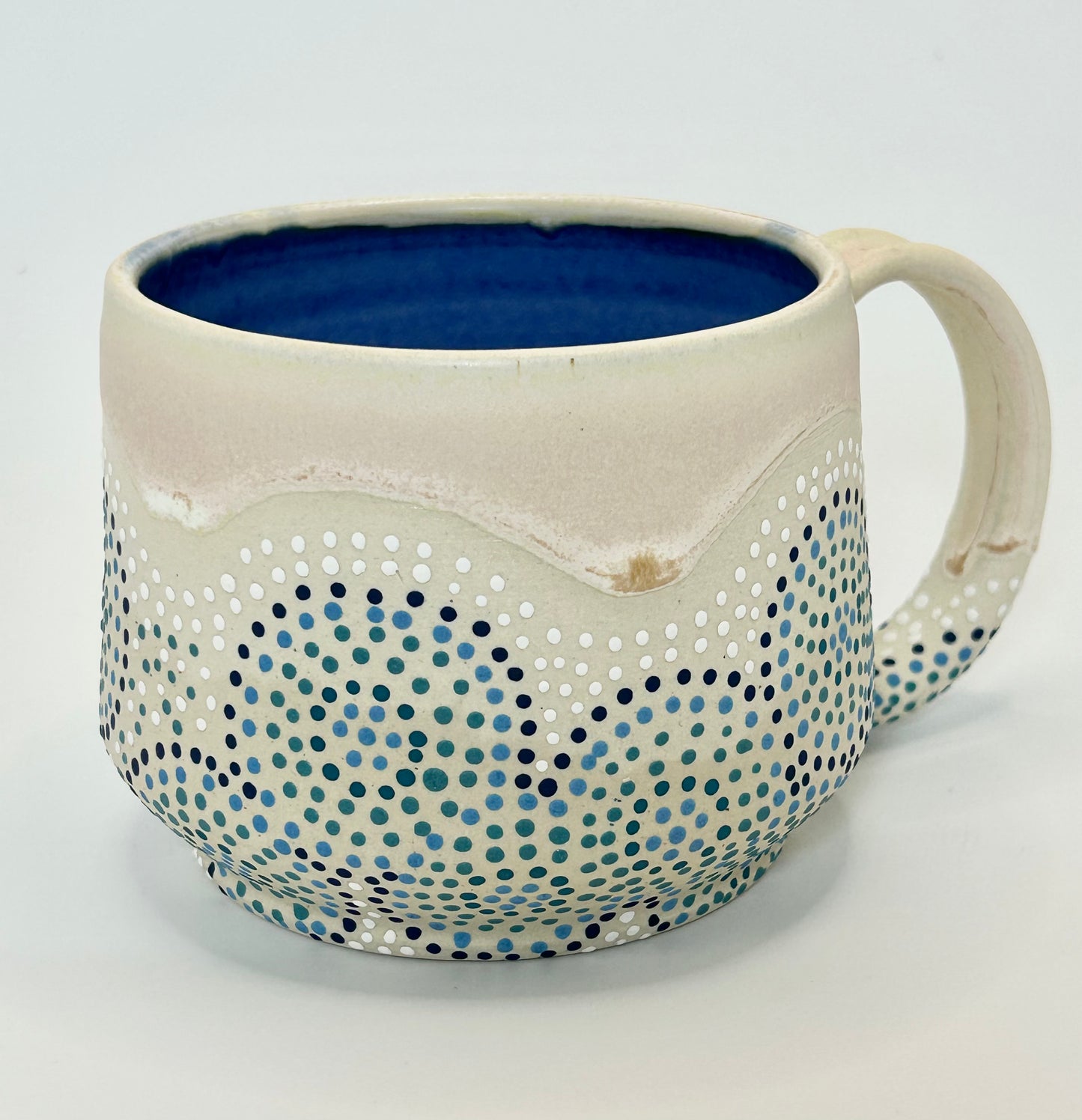 Beach circles mug