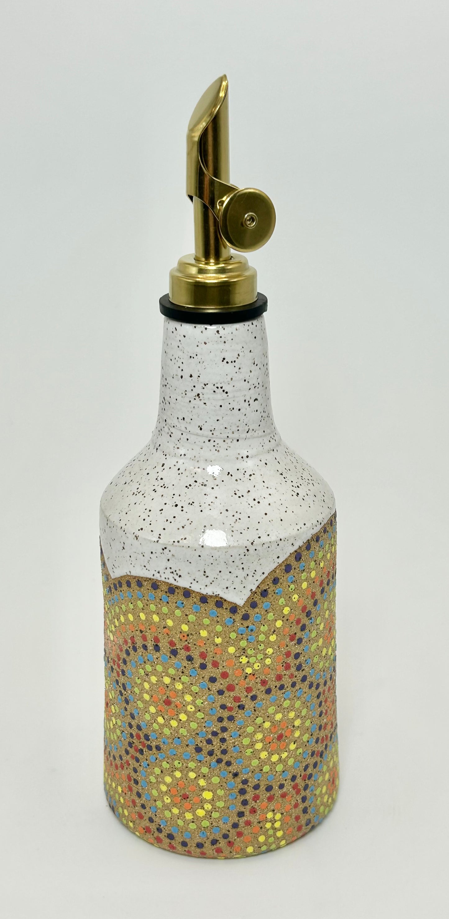 Rainbow Circles oil bottle