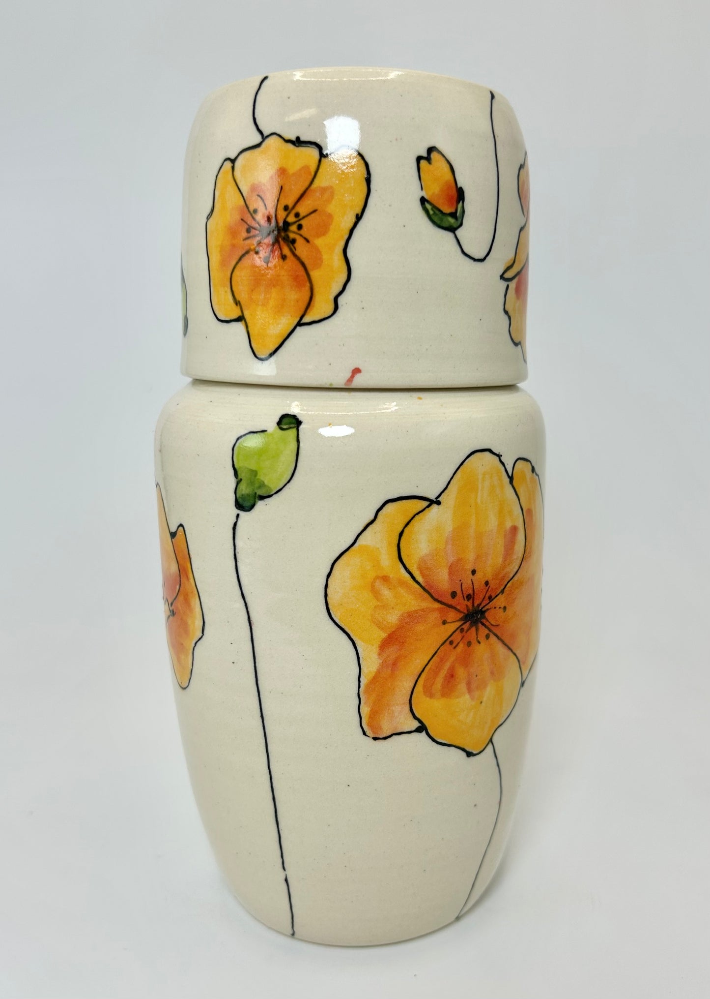 California Poppies Carafe