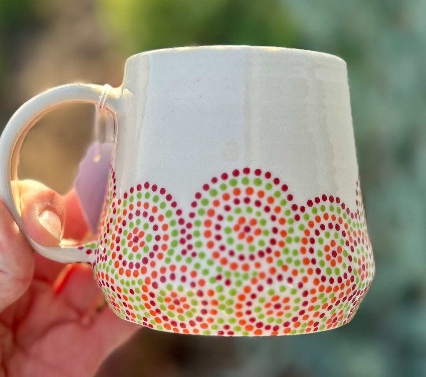 Garden circles mug