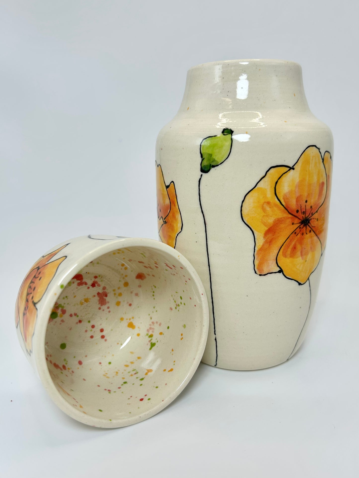California Poppies Carafe