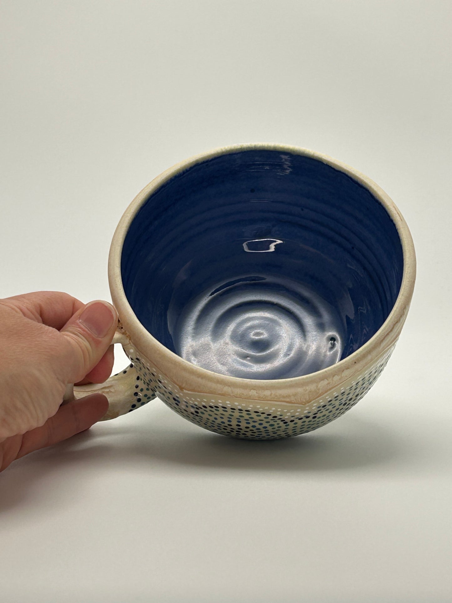 Ocean circles soup mug