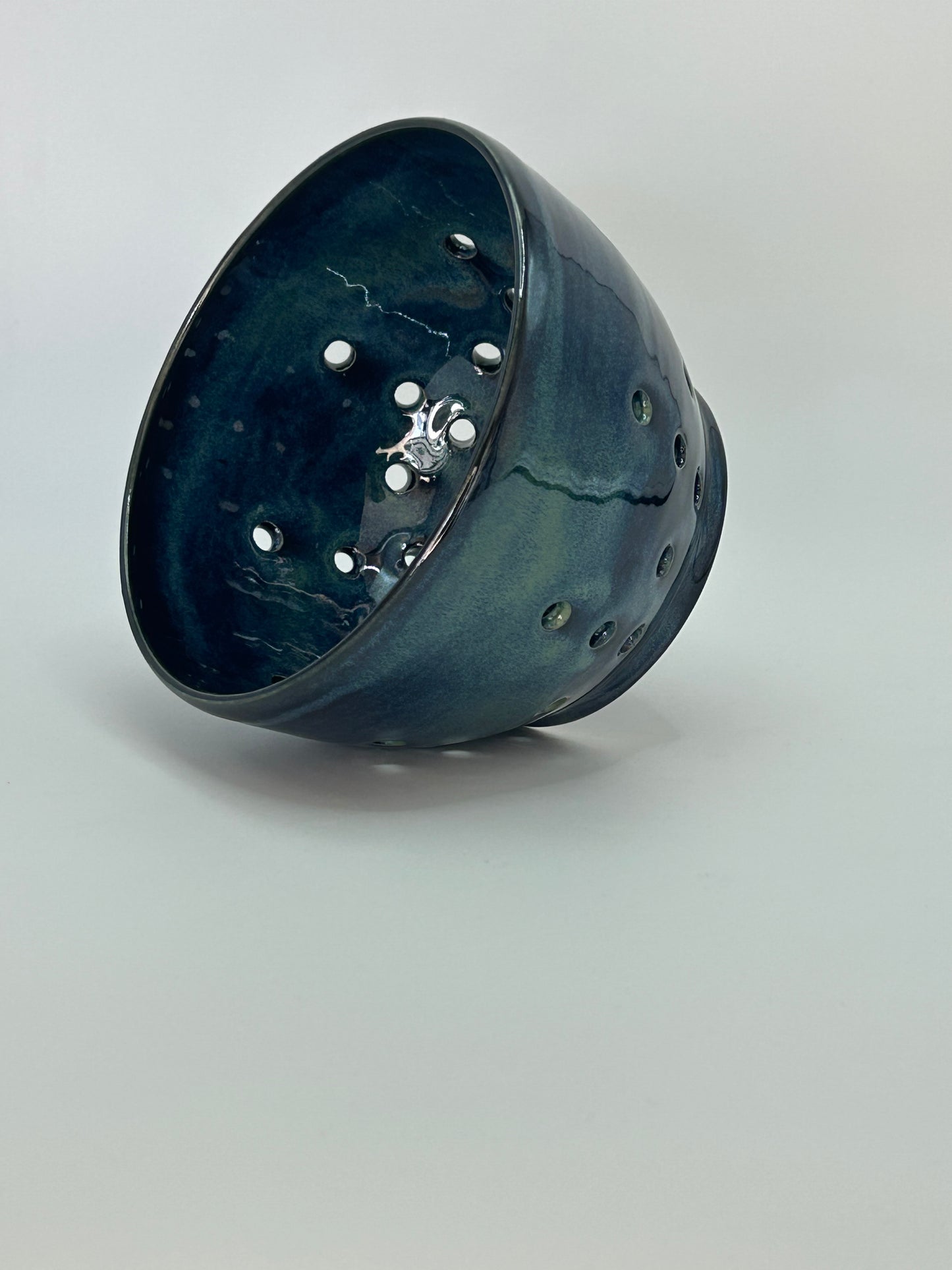 Dark blue berry bowl