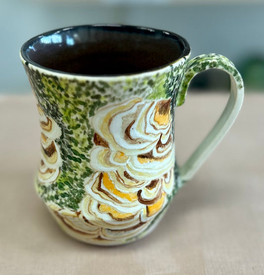 Turkey tail mushroom mug