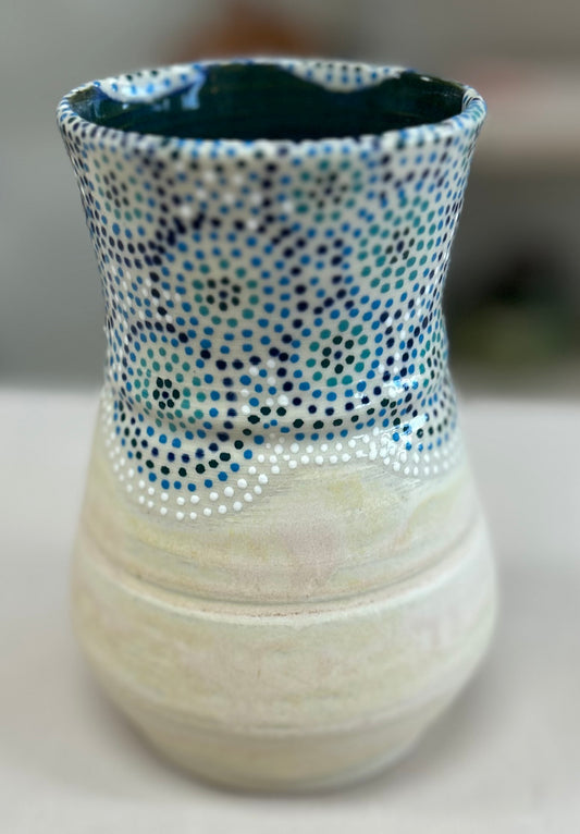 Ocean wave vase