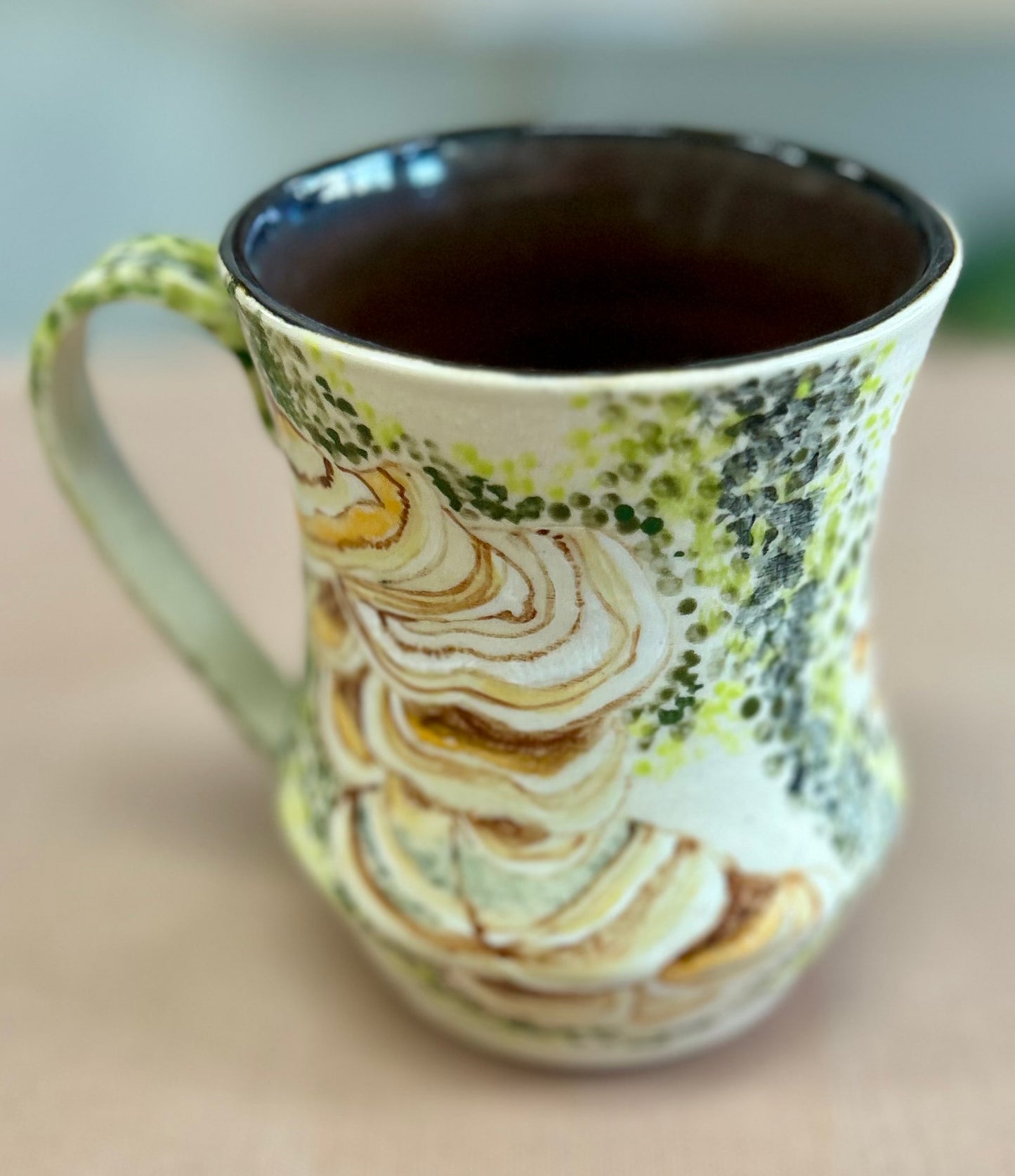 Turkey tail mushroom mug