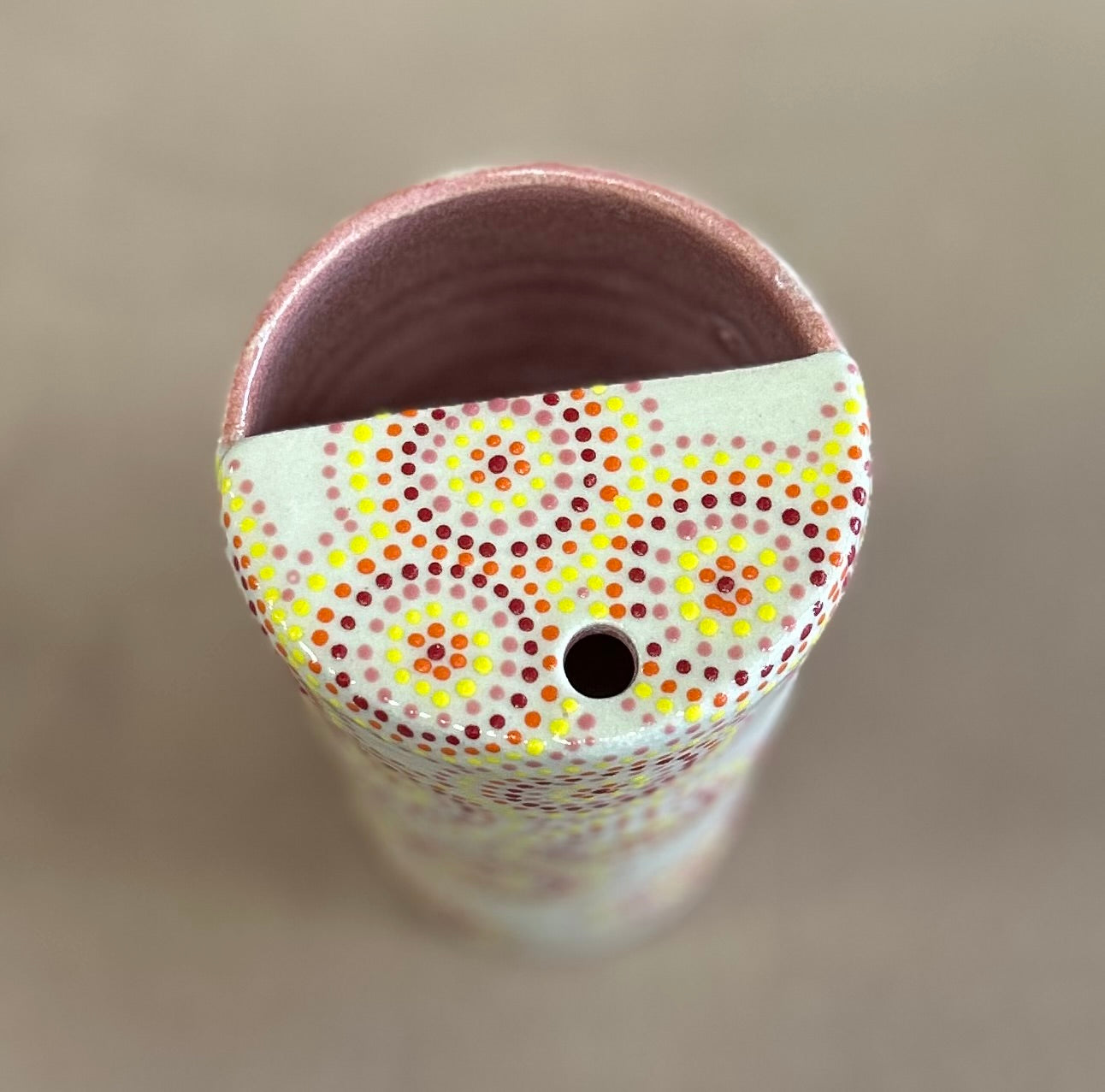 Sunshine circles travel tumbler