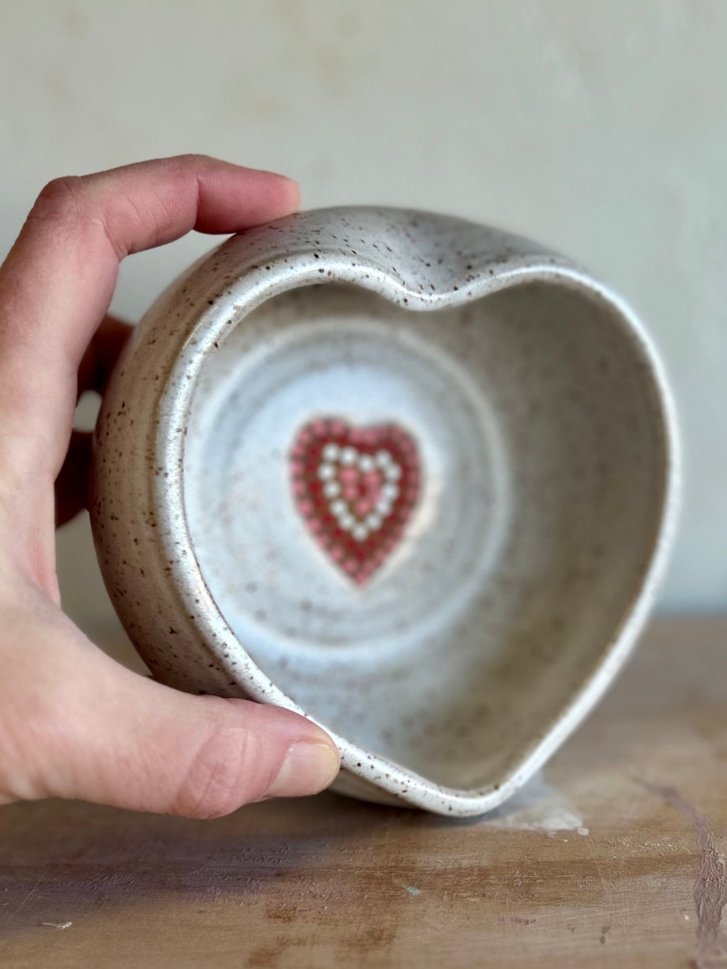 Heart snack bowl