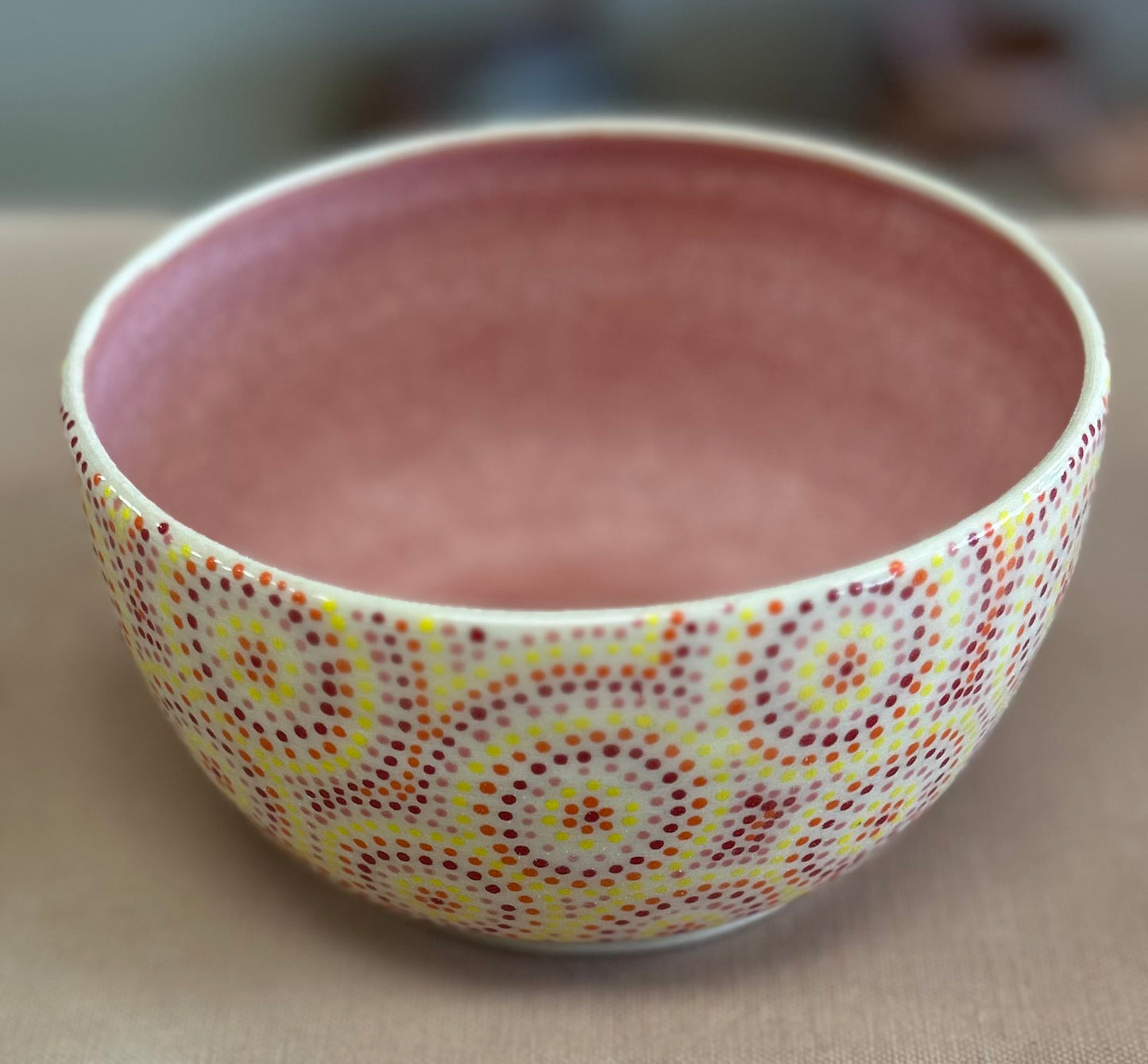 Sunshine circles cereal bowl