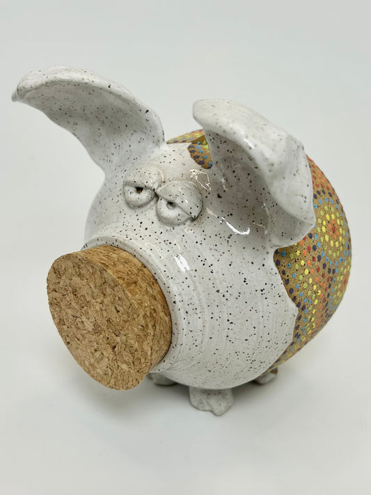 Rainbow Circles piggy bank
