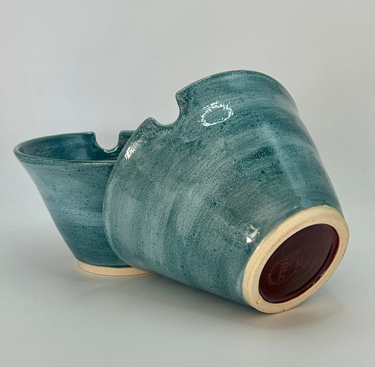 Teal oilspot ramen bowl