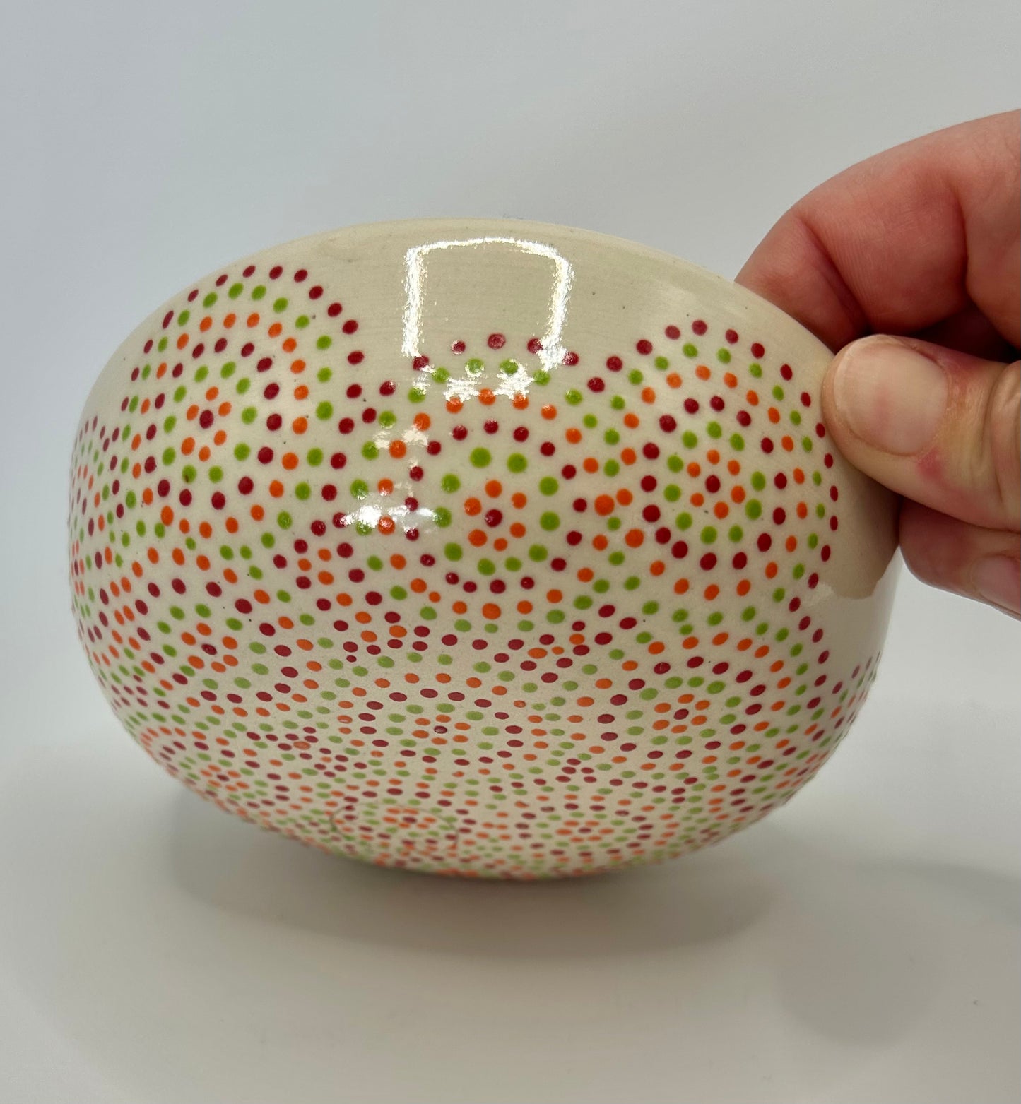 Garden circles garlic grater bowl