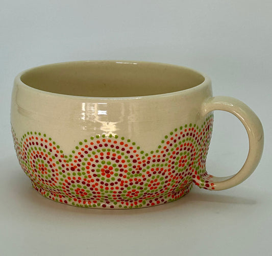 Garden Circles Soup mug