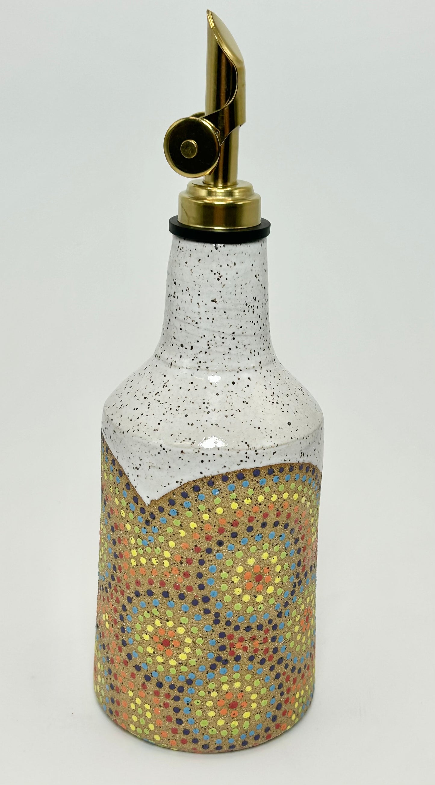Rainbow Circles oil bottle