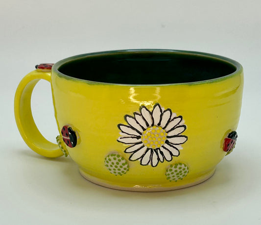Ladybug Surprise soup mug
