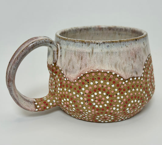 Cotton candy circles mug