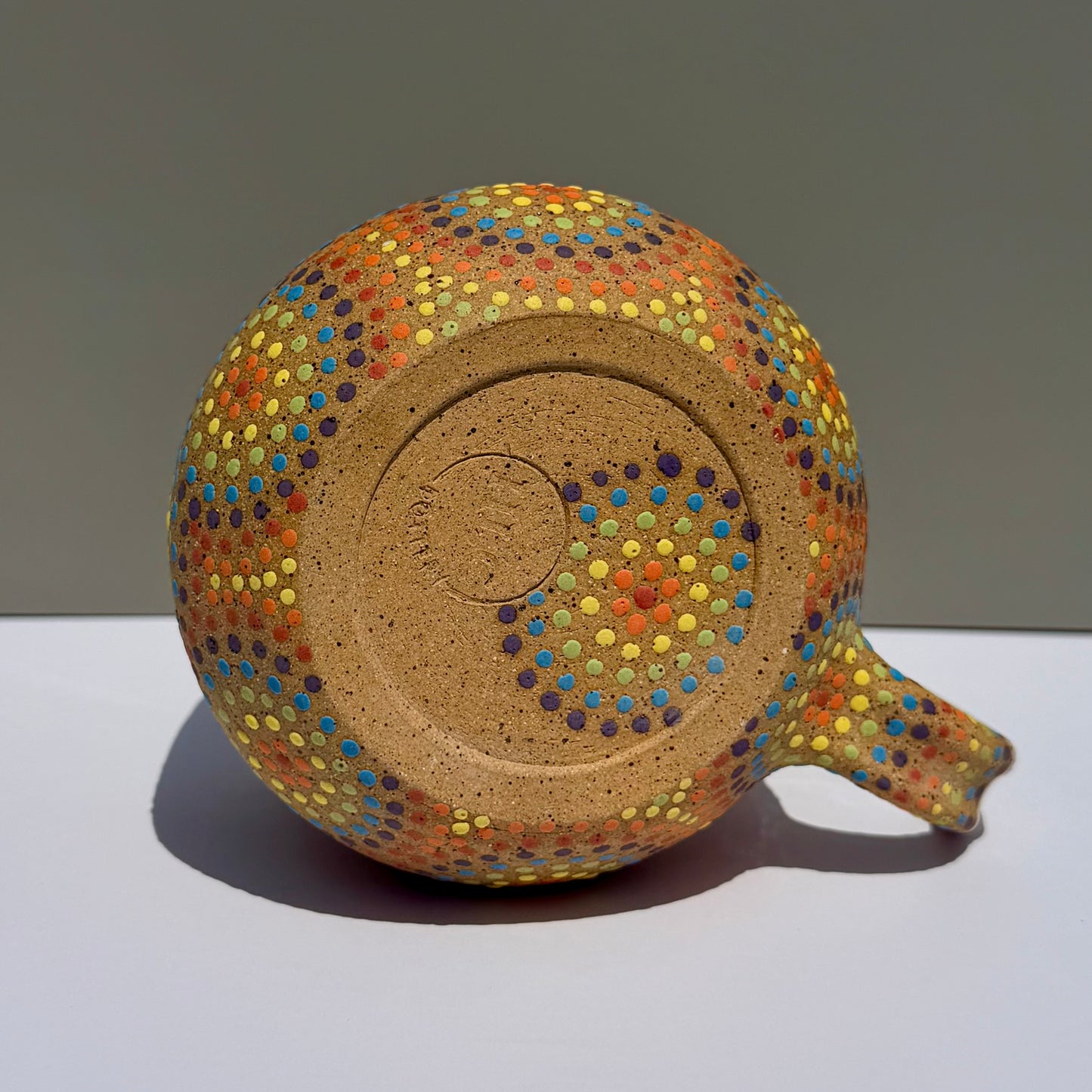 Rainbow circles mug