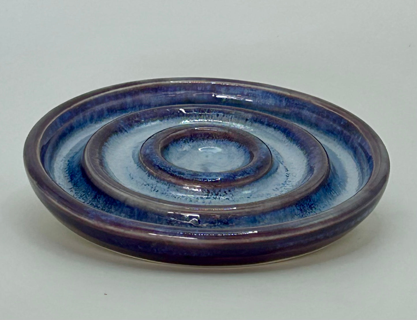 Purple Crystals soap dish