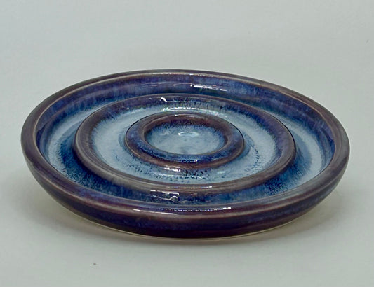 Purple Crystals soap dish