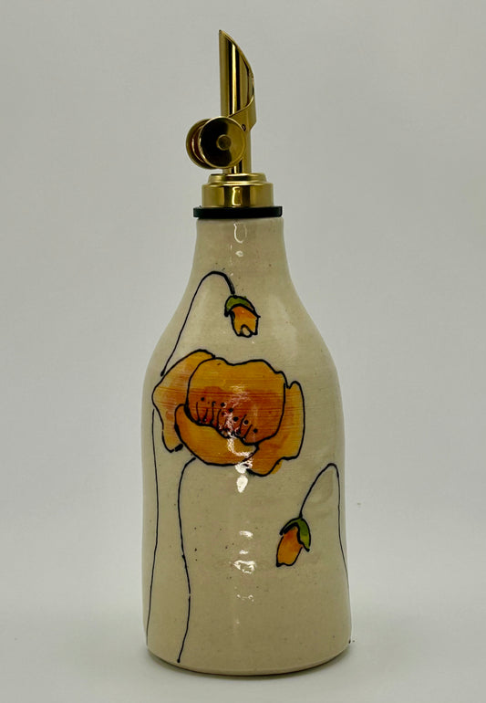 California Poppies oil bottle