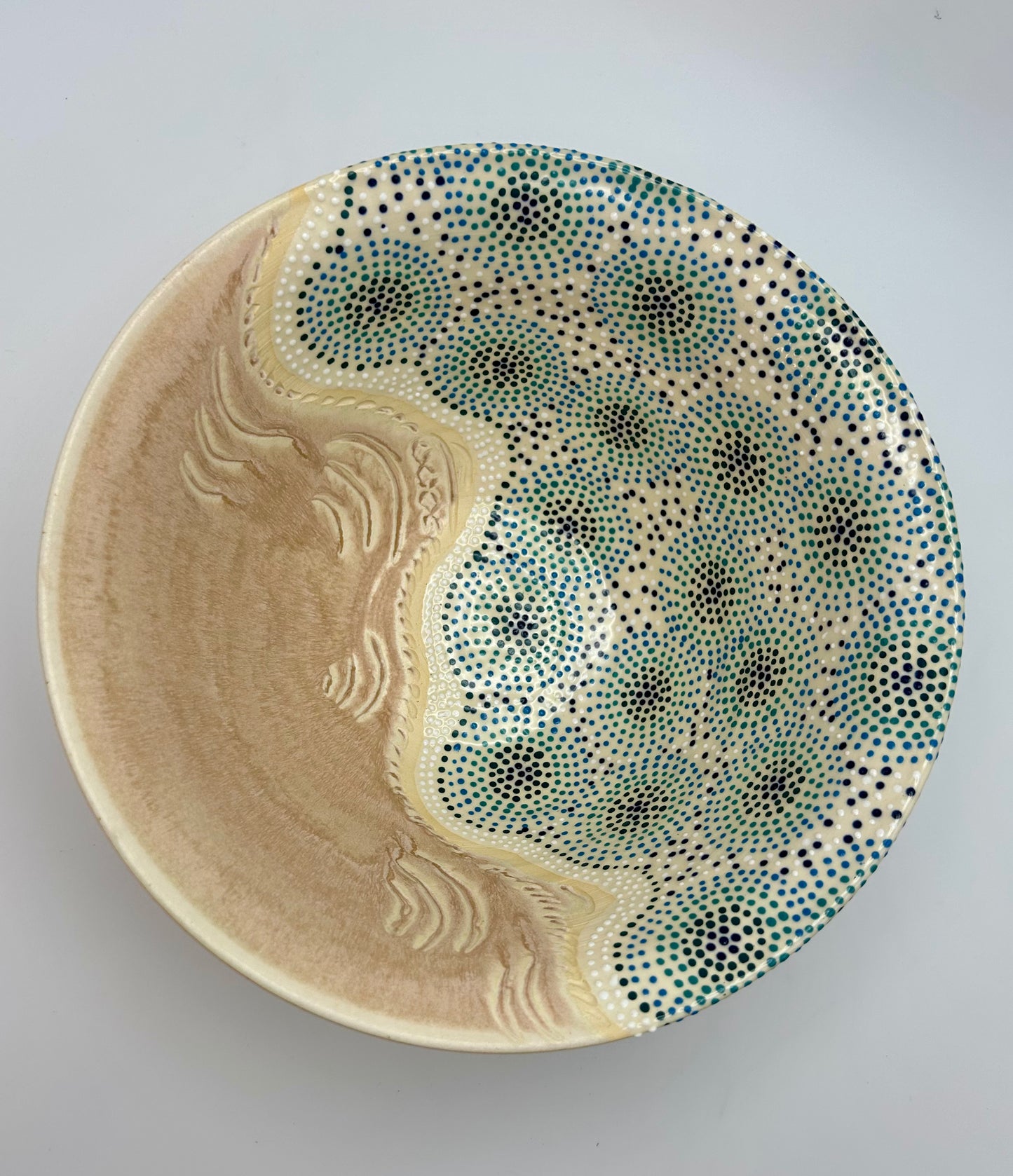 Ocean Waves serving bowl