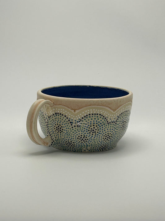 Ocean circles soup mug