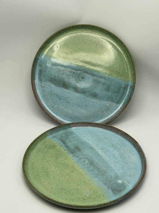 Turquoise plates
