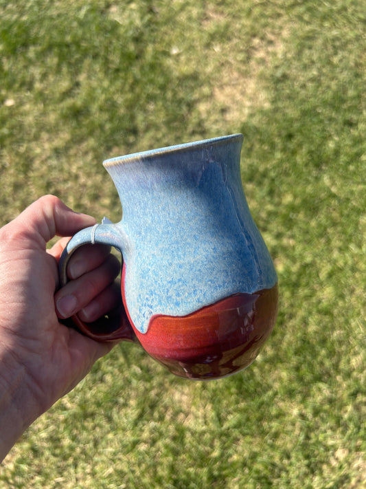 Blue sparkles mug