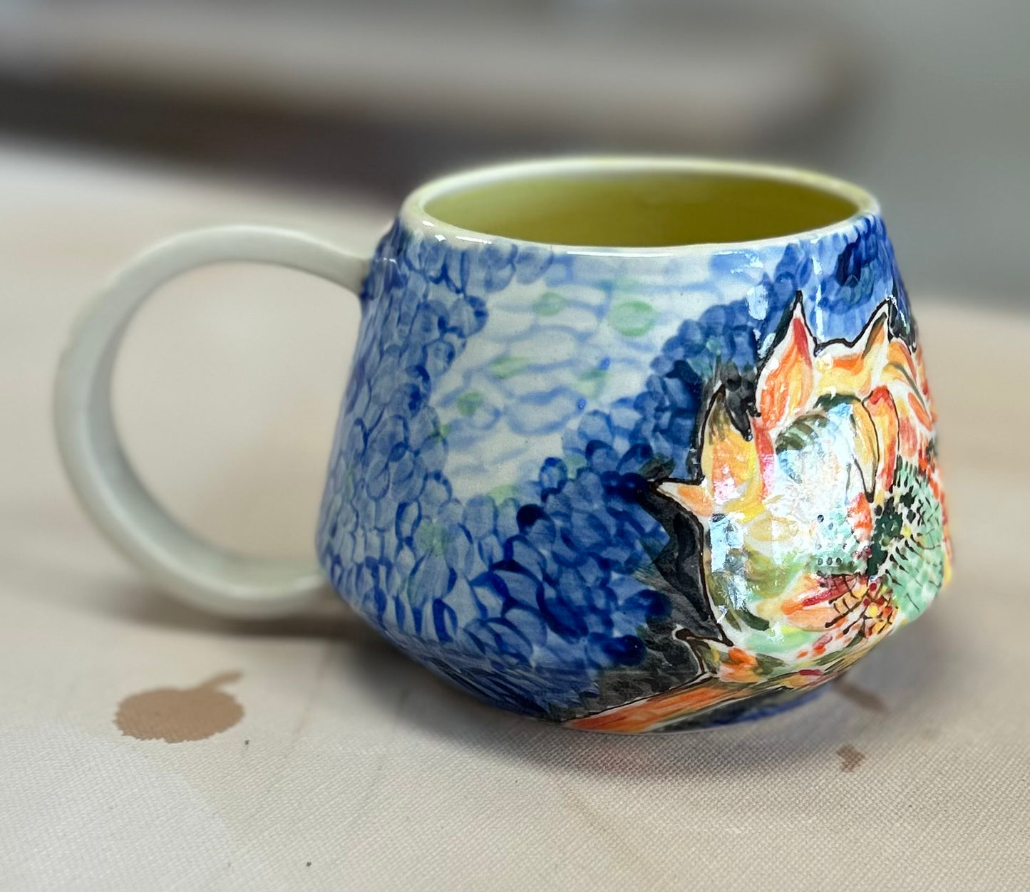 Sunflowers mug