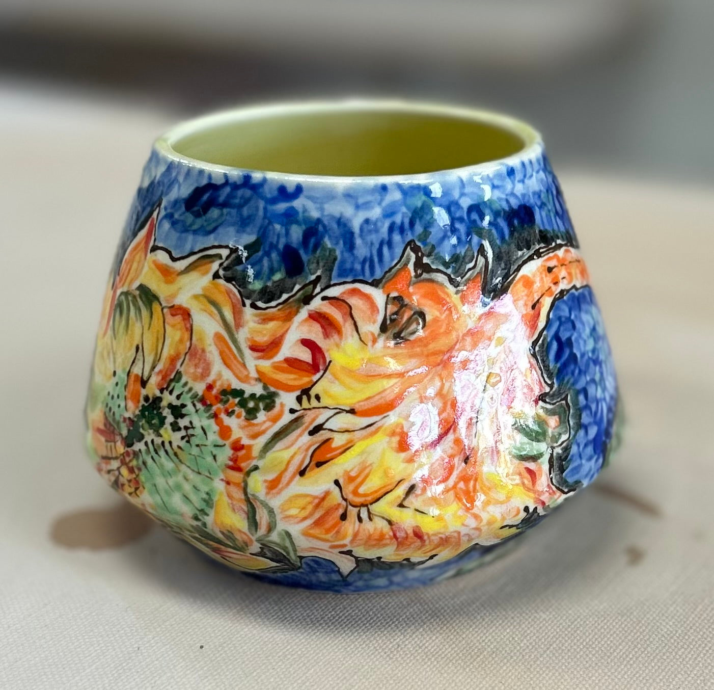 Sunflowers mug