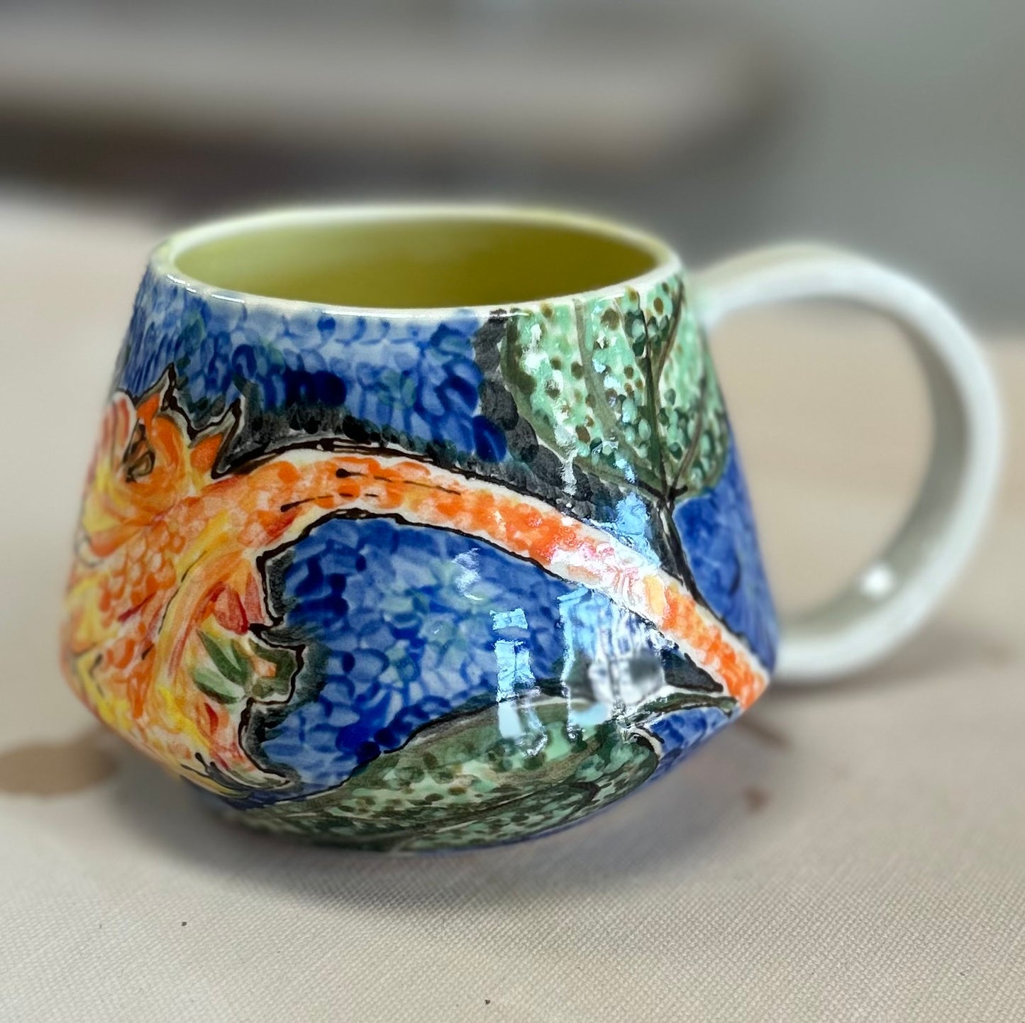 Sunflowers mug