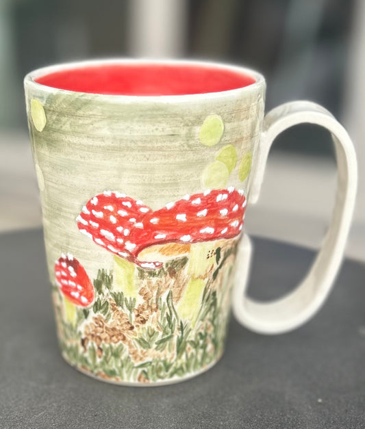 Red Cap Mushroom Mug